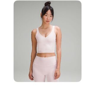 Flush Pink Lululemon align top size 6